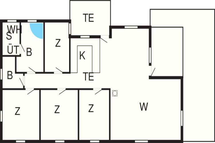 Ruim toevluchtsoord Nr. Lyngby -- By Traum Ferienwohnungen-Plattegrond
