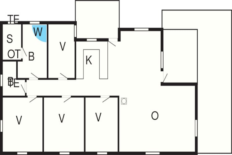Ruim toevluchtsoord Nr. Lyngby -- By Traum Ferienwohnungen-Plattegrond