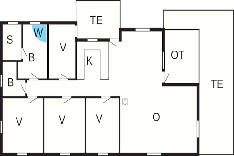 Ruim toevluchtsoord Nr. Lyngby -- By Traum Ferienwohnungen-Plattegrond