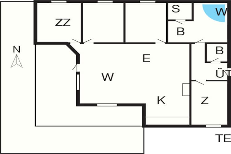 Maison de vacances pour 12 a Storvorde-By Traum - Plan
