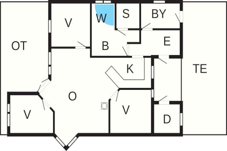 Lakeview Retreat met spa - Plattegrond