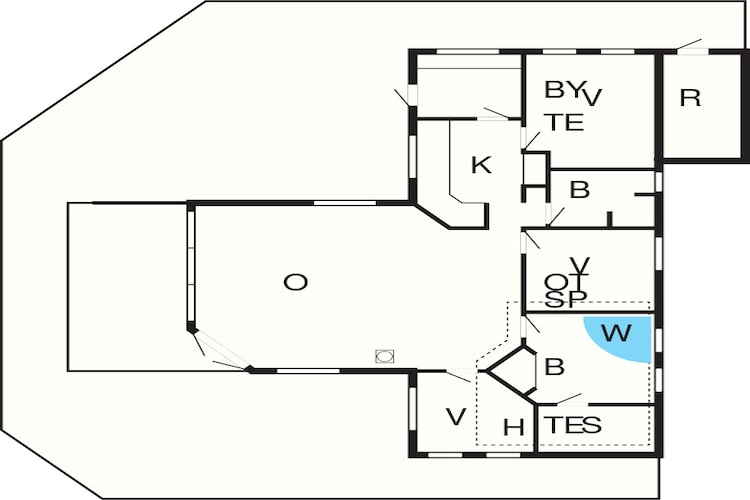 8 person holiday home in Lemvig-By Traum-Floor plan
