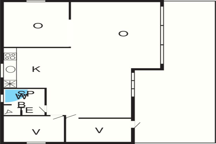 6 persoons vakantie huis in Bjert-By Traum-Plattegrond