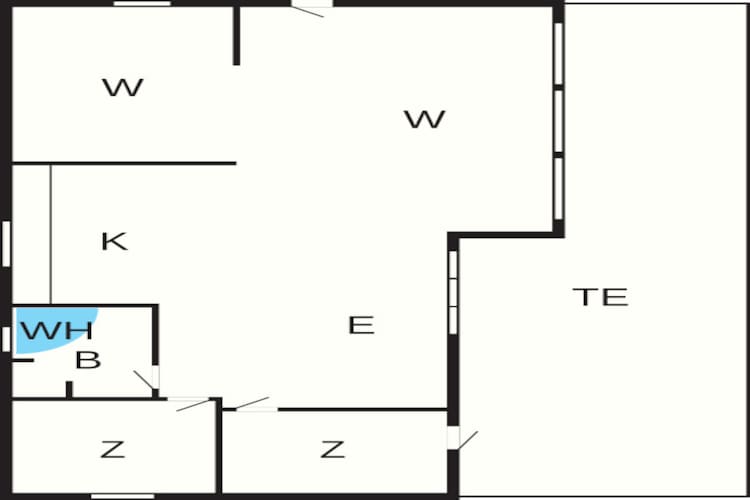 6 persoons vakantie huis in Bjert-By Traum - Plattegrond