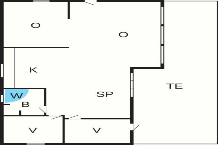6 persoons vakantie huis in Bjert-By Traum - Plattegrond