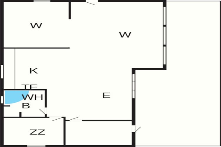 6 persoons vakantie huis in Bjert-By Traum - Plattegrond