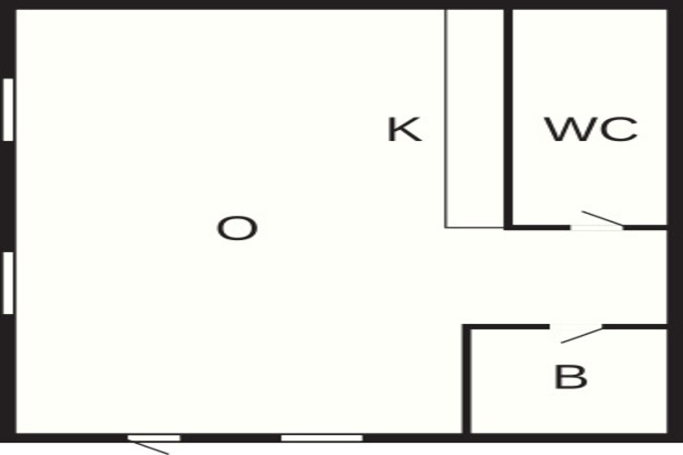 2 persoons vakantie huis in FALKENBERG-By Traum - Plattegrond