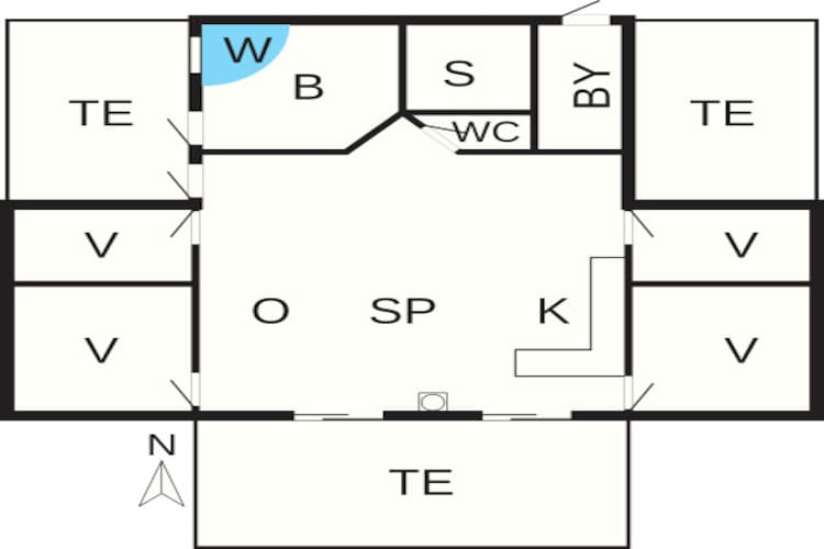 8 persoons vakantie huis in Glesborg-By Traum-Plattegrond