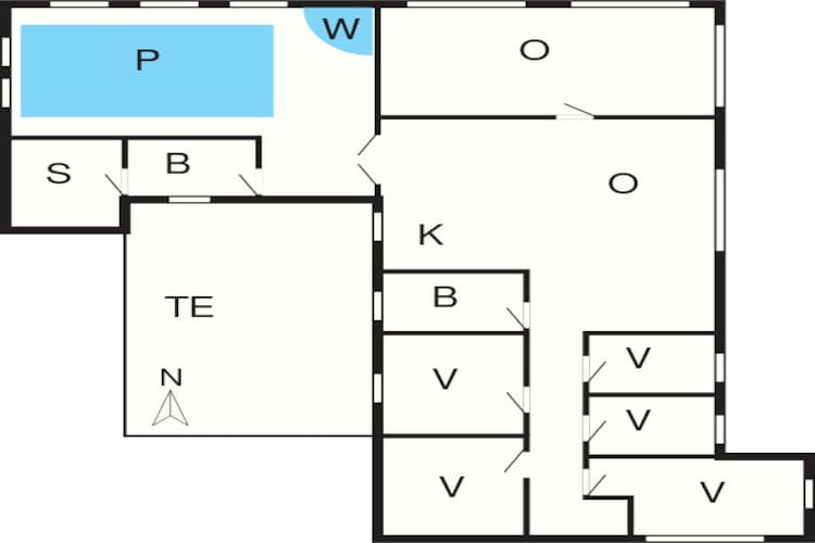 10 Personen Ferienhaus in Vestervig-By Traum-Grundriss