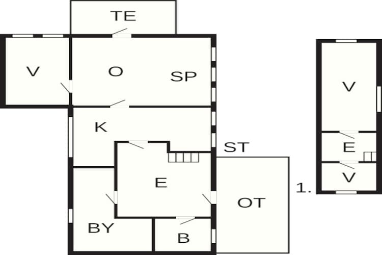 6 persoons vakantie huis in Thisted-By Traum-Plattegrond