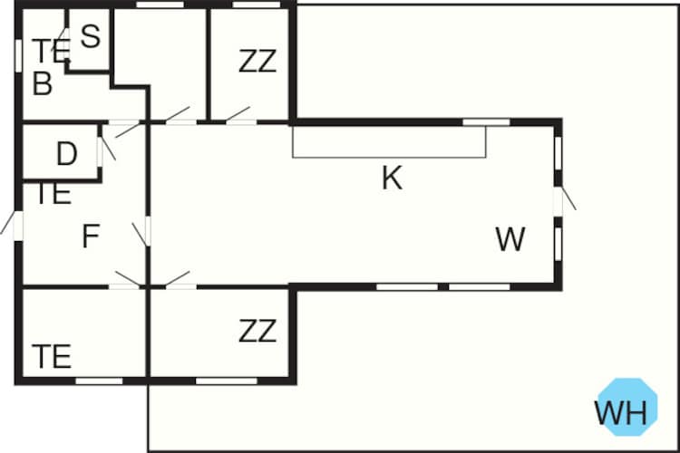 8 person holiday home in BJELLAND-By Traum-Floor plan