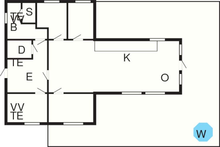 8 person holiday home in BJELLAND-By Traum-Floor plan