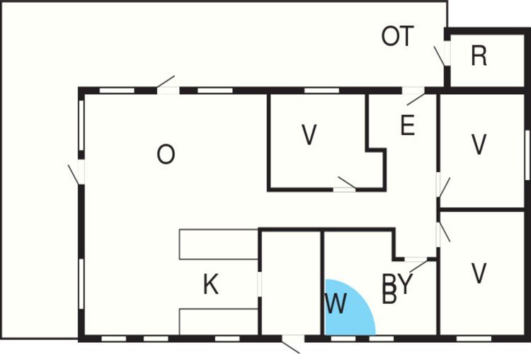 6 persoons vakantie huis in Hovborg-By Traum-Plattegrond
