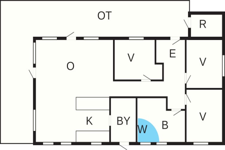 6 persoons vakantie huis in Hovborg-By Traum - Plattegrond