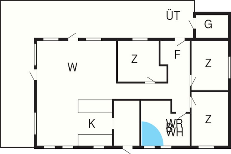 6 persoons vakantie huis in Hovborg-By Traum - Plattegrond