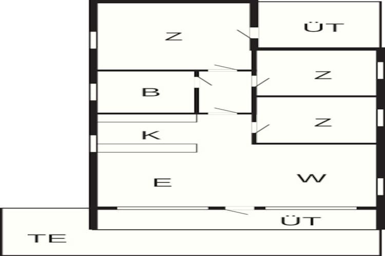 6 person holiday home in Fjerritslev-By Traum - Floor plan