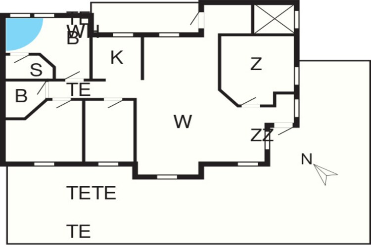 8 persoons vakantie huis in Ålbæk-By Traum-Plattegrond