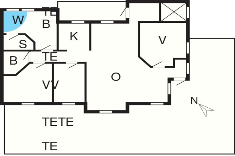 8 persoons vakantie huis in Ålbæk-By Traum-Plattegrond