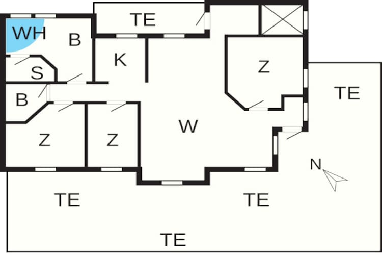 8 persoons vakantie huis in Ålbæk-By Traum-Plattegrond