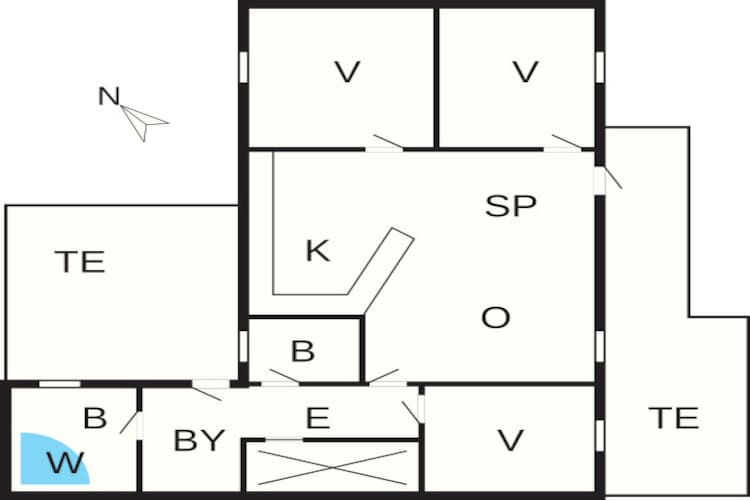 6 persoons vakantie huis in Lemvig-By Traum-Plattegrond