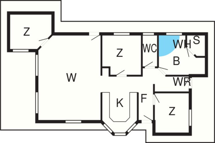 8 persoons vakantie huis in Ørsted-By Traum-Plattegrond