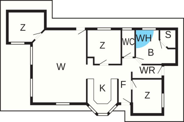 8 persoons vakantie huis in Ørsted-By Traum - Plattegrond