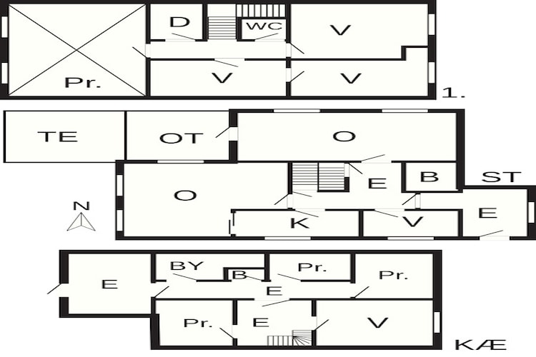 Maison de vacances pour 10 a Bygstad-By Traum - Plan