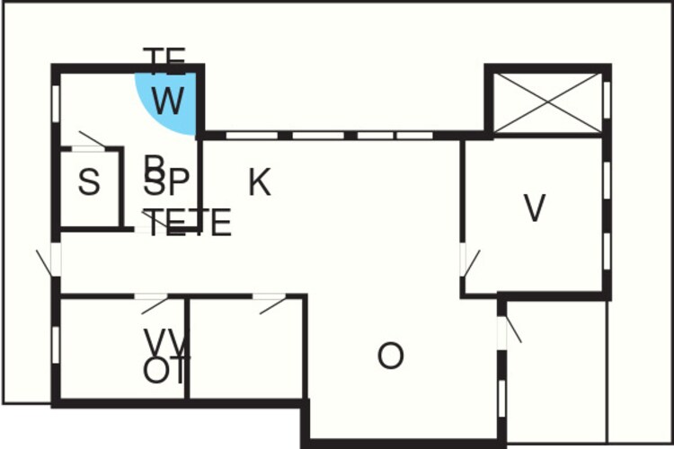 8 persoons vakantie huis in Vestervig-Plattegrond