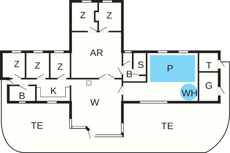 Luxe zwembadvilla bij zee -- By Traum Ferienwohnungen-Plattegrond