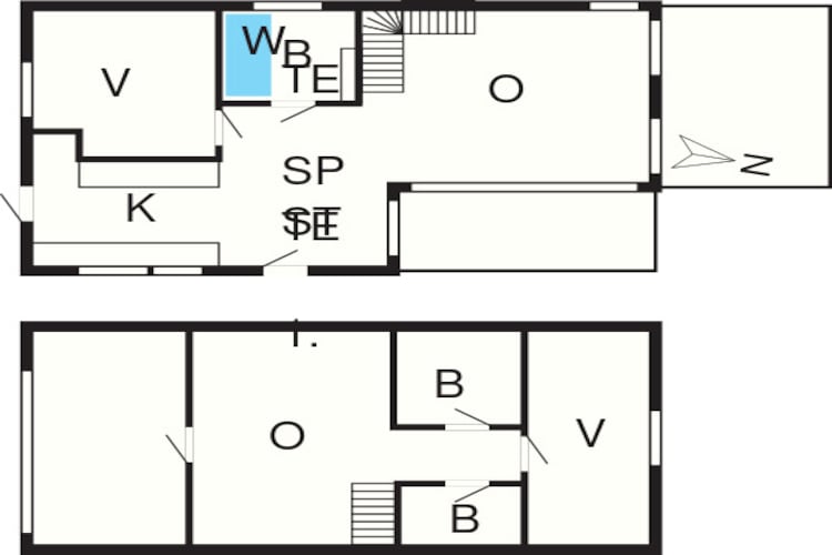 Maison de vacances pour 4 a Middelfart-By Traum-Plan d'étage