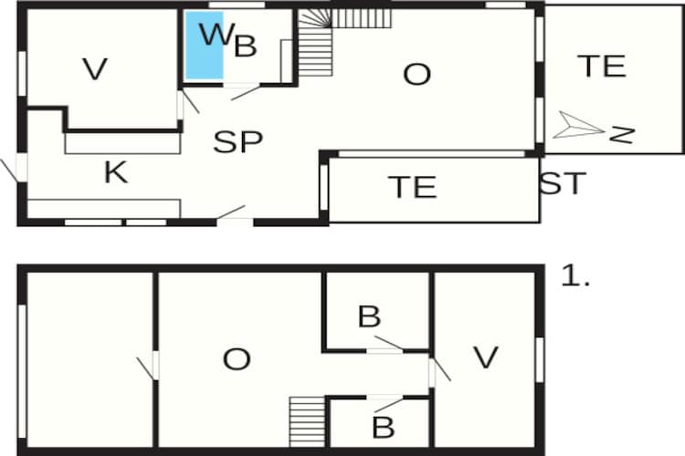 4 person holiday home in Middelfart-By Traum - Floor plan