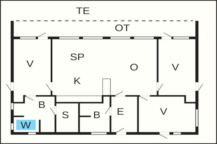 8 persoons vakantie huis in Brovst-By Traum-Plattegrond