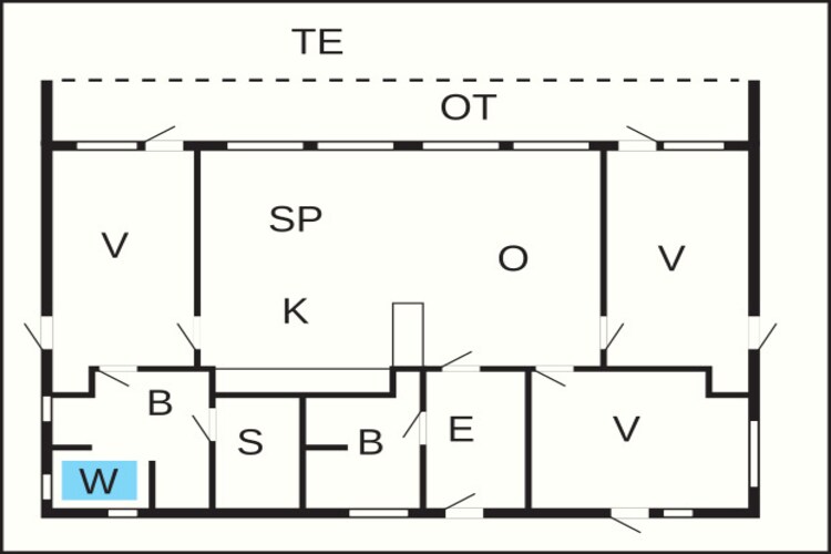 8 persoons vakantie huis in Brovst-By Traum - Plattegrond
