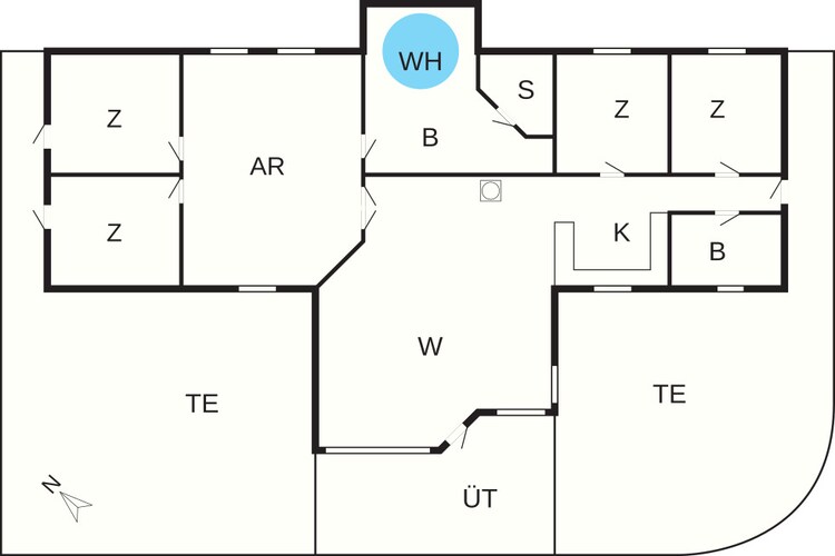 Luxe wellnessresort met spa - Plattegrond