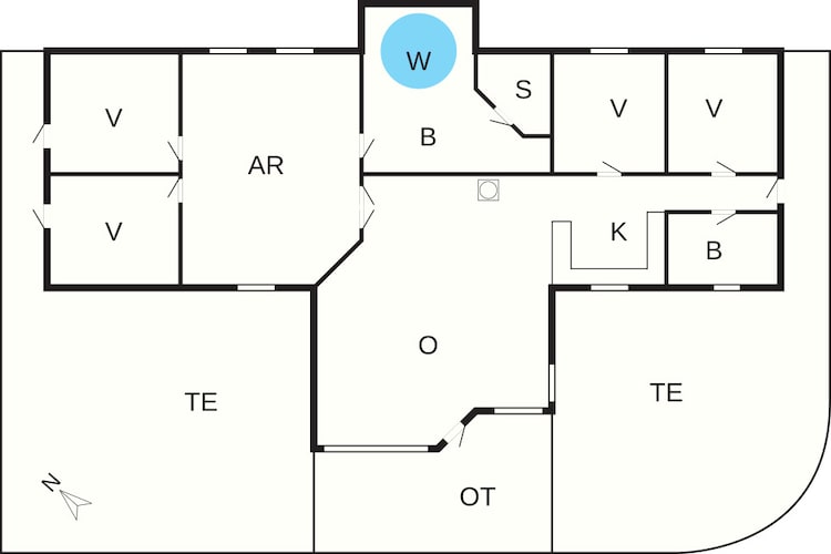 Luxe wellnessresort met spa - Plattegrond