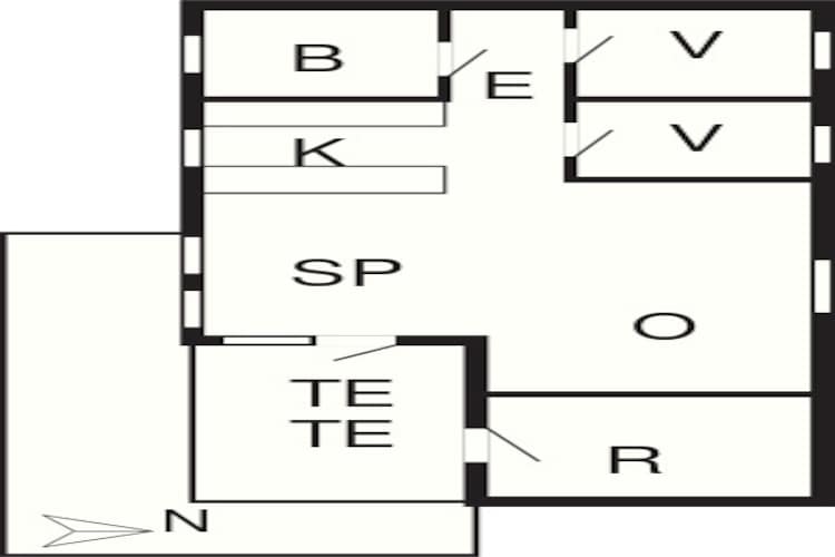 4 persoons vakantie huis in Læsø-By Traum-Plattegrond