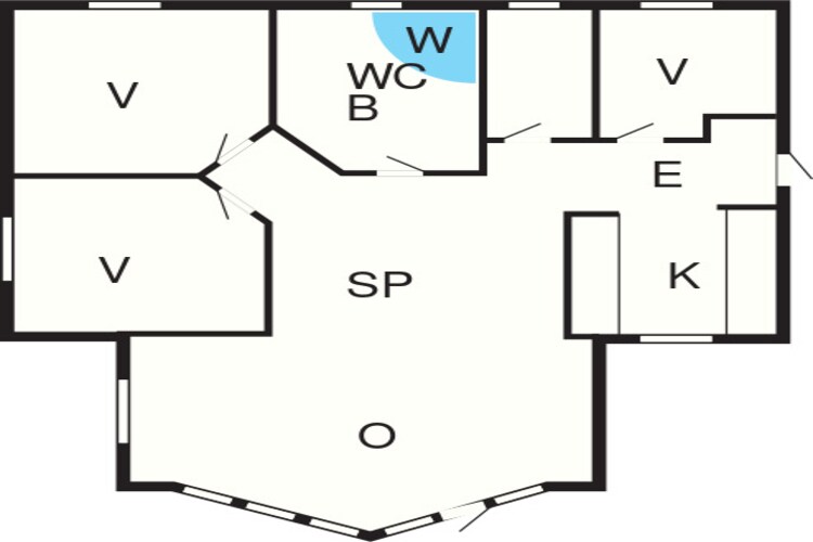 8 persoons vakantie huis in Rødby-By Traum-Plattegrond