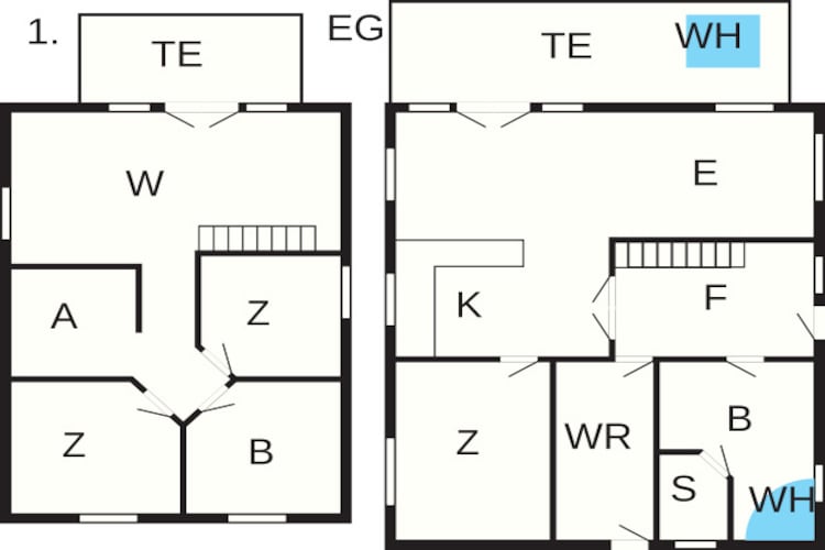 10 persoons vakantie huis in Bagenkop-Plattegrond