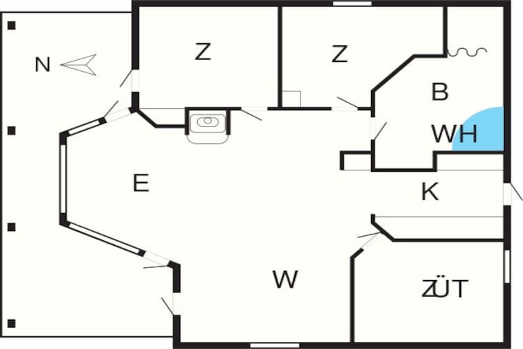 Luxe retraite nabij zee -- By Traum Ferienwohnungen-Plattegrond