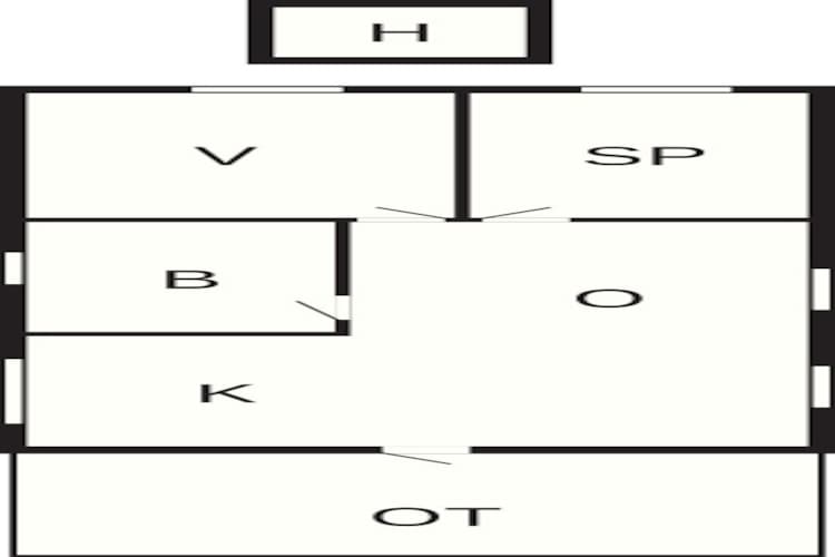 5 persoons vakantie huis in Hovborg-By Traum - Plattegrond