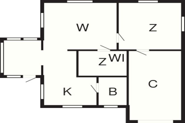 5 person holiday home in KLIPPAN-By Traum - Floor plan