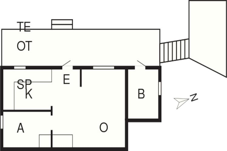 4 Personen Ferienhaus in HAMBURGSUND-By Traum-Grundriss