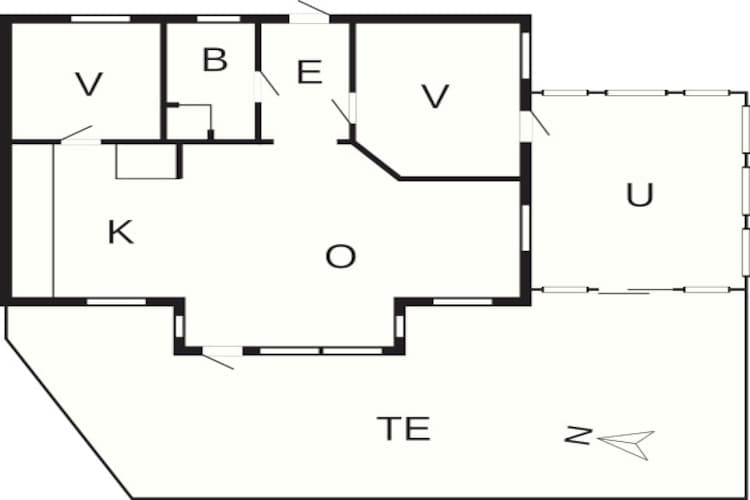 5 person holiday home in RONNEBY-By Traum-Floor plan