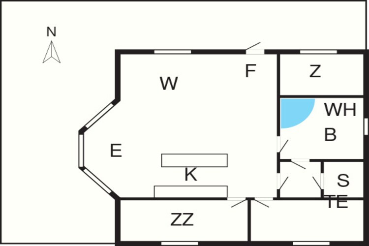 6 persoons vakantie huis in Væggerløse-By Traum-Plattegrond
