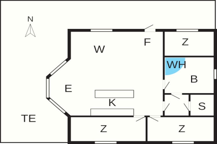 6 persoons vakantie huis in Væggerløse-By Traum-Plattegrond