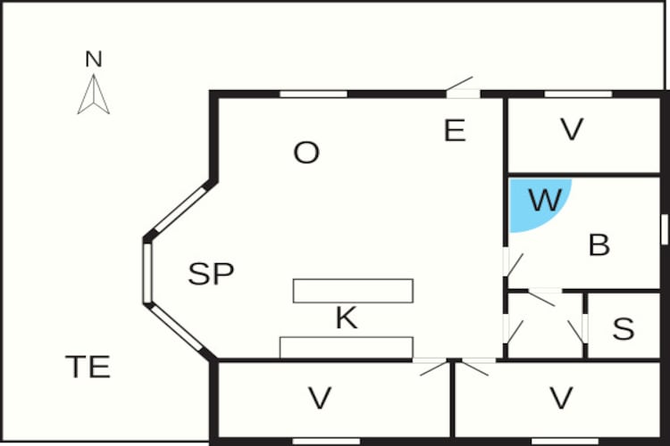 6 persoons vakantie huis in Væggerløse-By Traum-Plattegrond