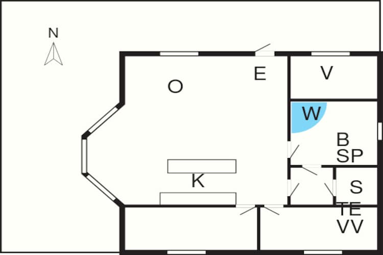 6 persoons vakantie huis in Væggerløse-By Traum - Plattegrond