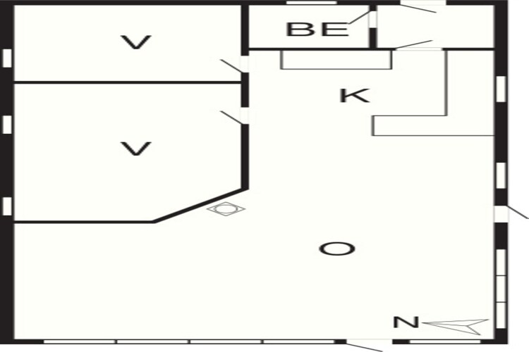 6 persoons vakantie huis in Nibe-By Traum-Plattegrond