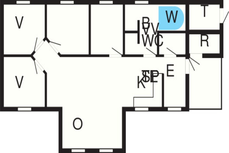 8 persoons vakantie huis in Skals-Plattegrond