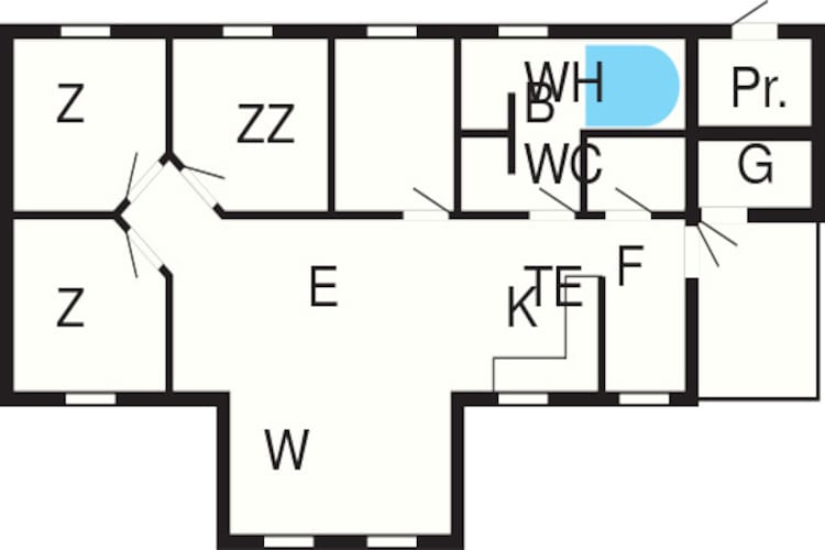8 persoons vakantie huis in Skals-Plattegrond